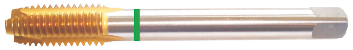 MACHO MAQUINABLE RECTO M4 X 0.7 HSS-E SOMTA (BANDA VERDE)